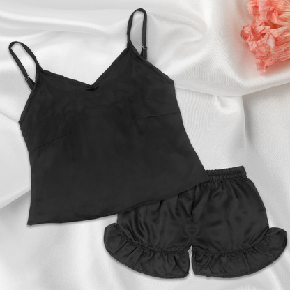 2 Piece Cami Set Black