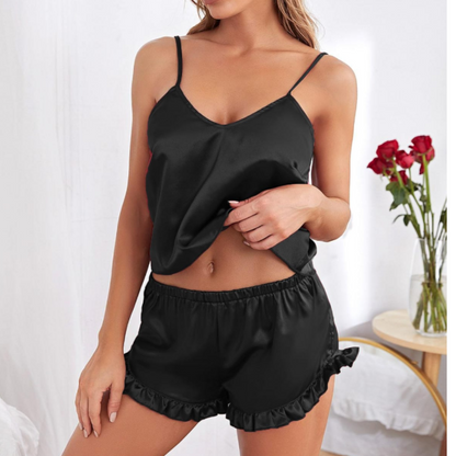 2 Piece Cami Set Black