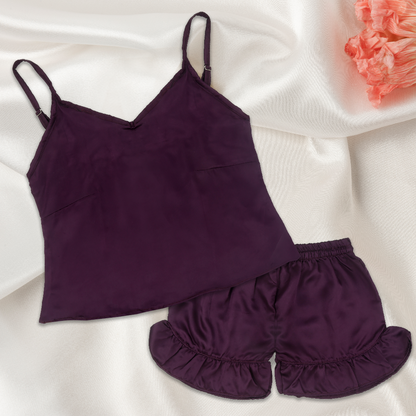 2 Piece Cami Set Purple